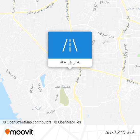 خريطة طريق 415