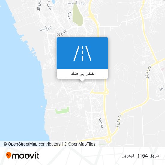 خريطة طريق 1154
