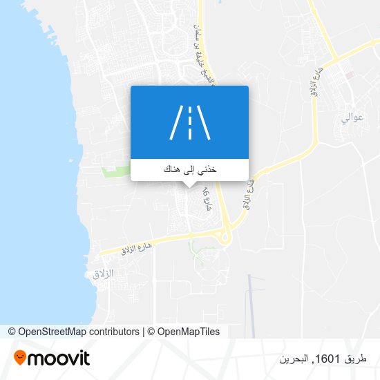 خريطة طريق 1601