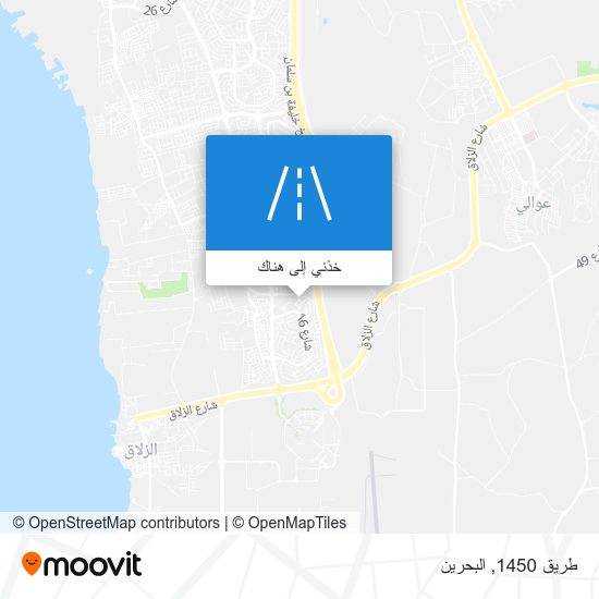 خريطة طريق 1450