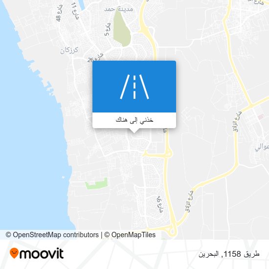 خريطة طريق 1158
