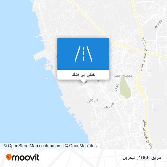 خريطة طريق 1656
