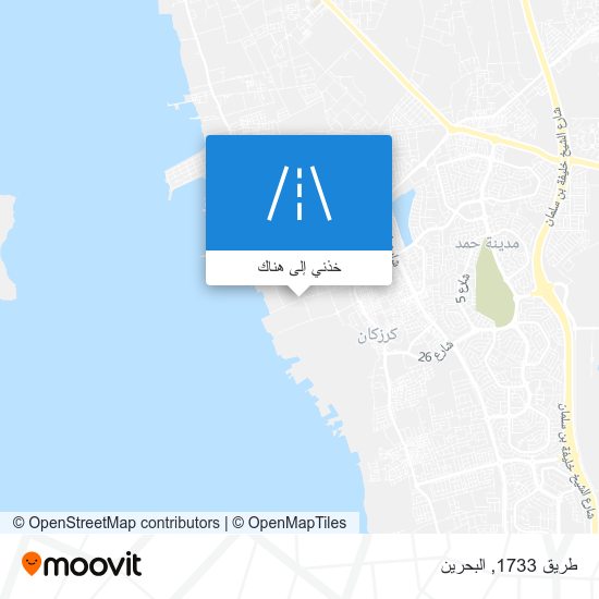 خريطة طريق 1733