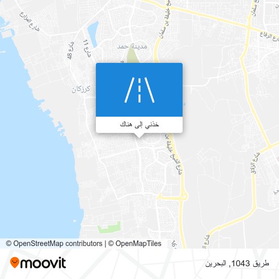 خريطة طريق 1043