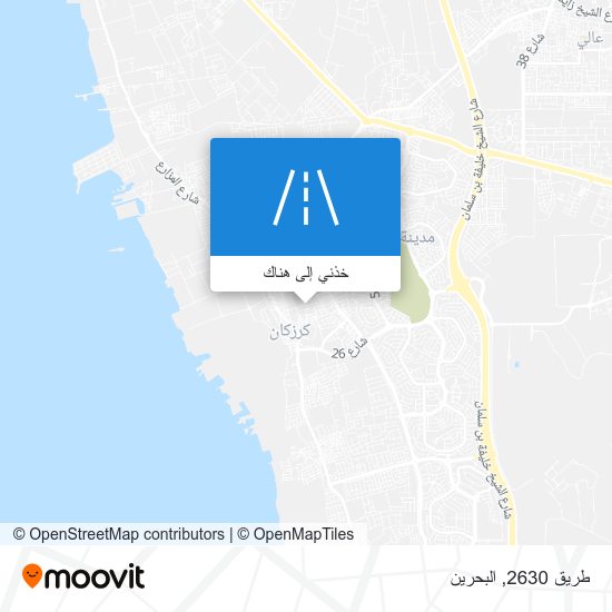 خريطة طريق 2630