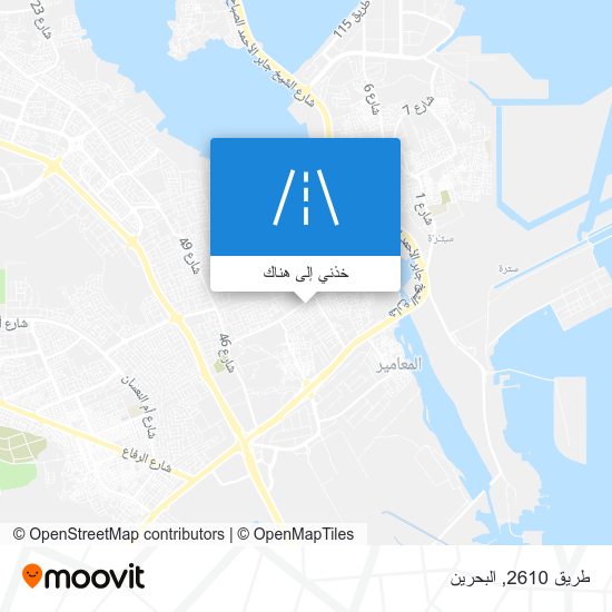 خريطة طريق 2610