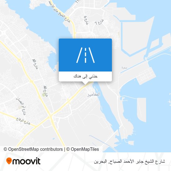 خريطة شارع الشيخ جابر الأحمد الصباح