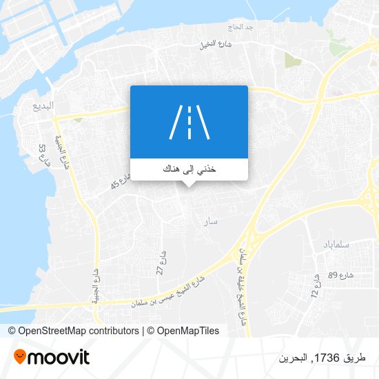 خريطة طريق 1736