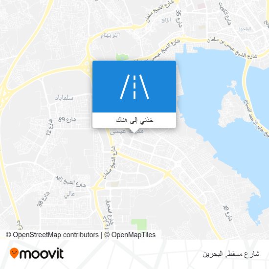 خريطة شارع مسقط