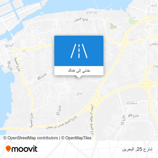 خريطة شارع 25
