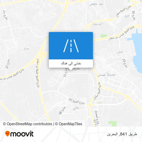 خريطة طريق 841
