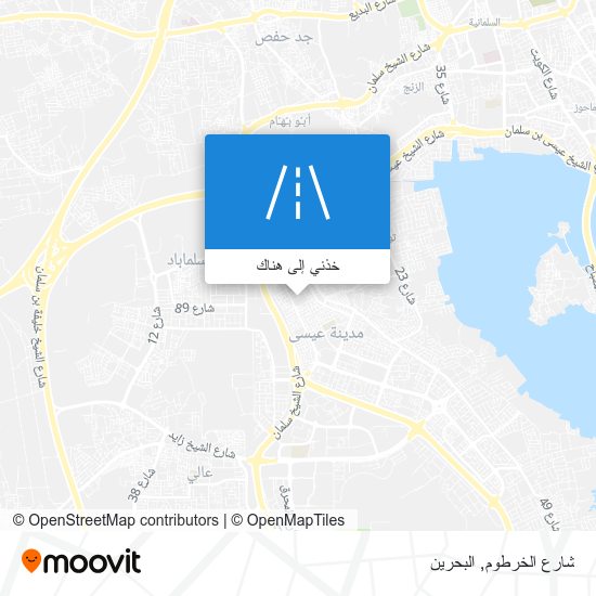 خريطة شارع الخرطوم