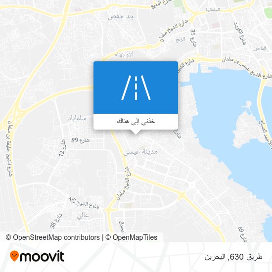 خريطة طريق 630
