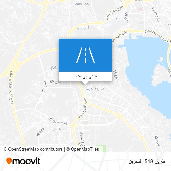 خريطة طريق 518