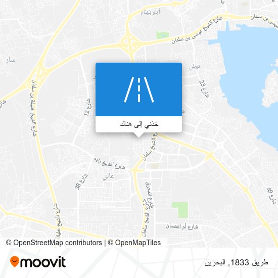 خريطة طريق 1833