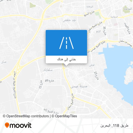 خريطة طريق 118