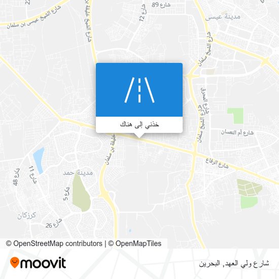 خريطة شارع ولي العهد