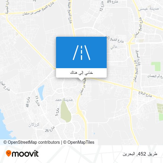 خريطة طريق 452