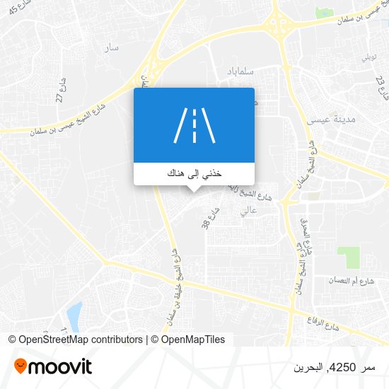 خريطة ممر 4250