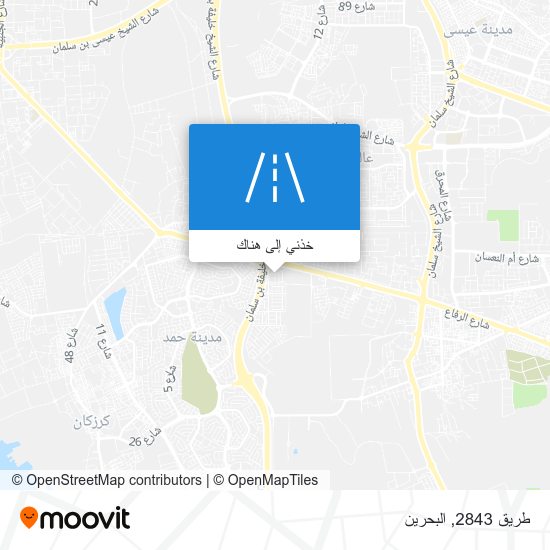خريطة طريق 2843
