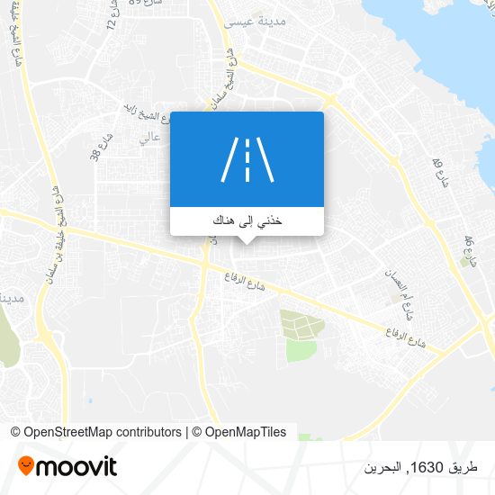 خريطة طريق 1630