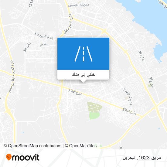 خريطة طريق 1623