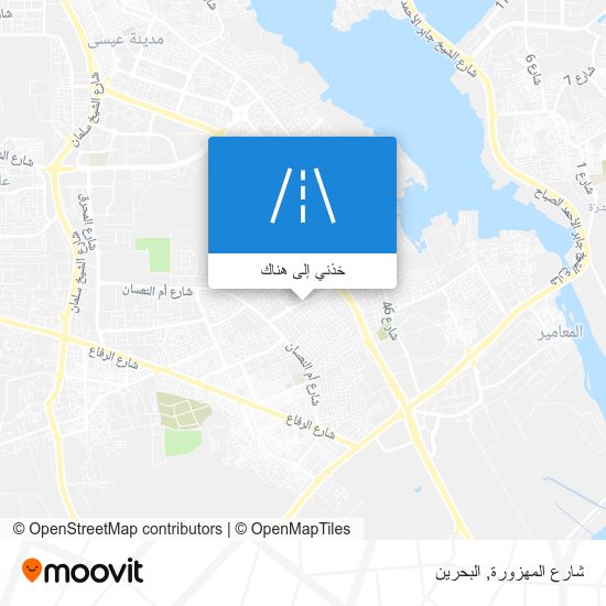 خريطة شارع المهزورة