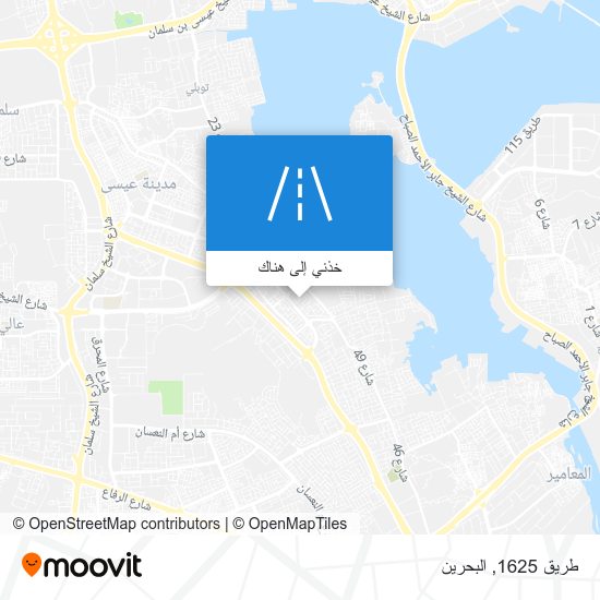 خريطة طريق 1625