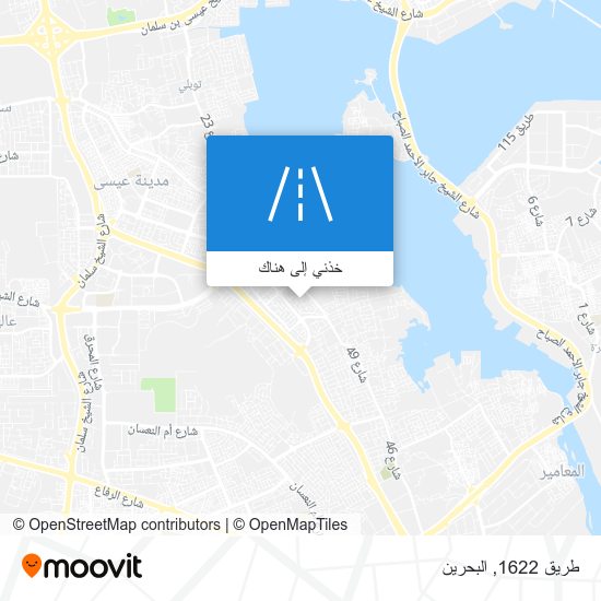 خريطة طريق 1622