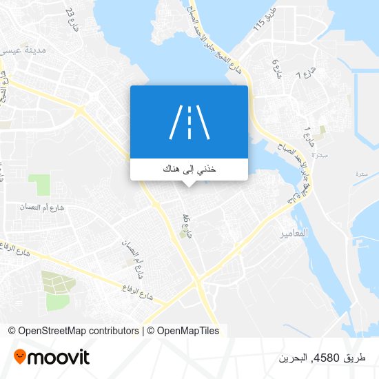 خريطة طريق 4580