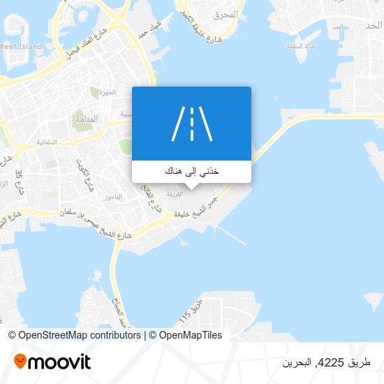 خريطة طريق 4225