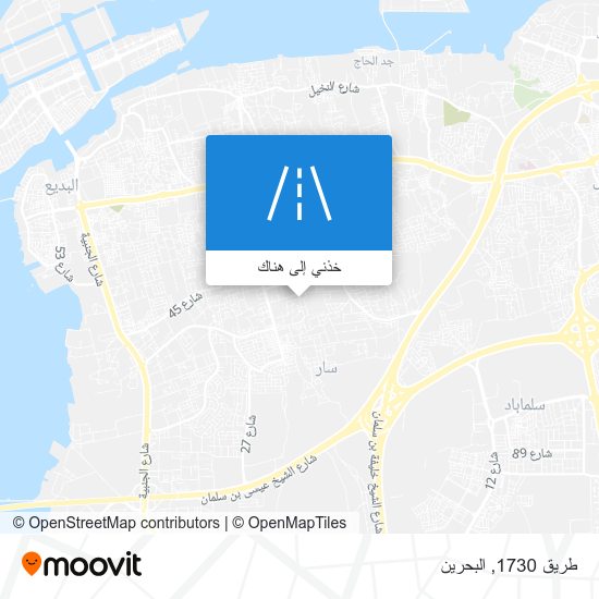 خريطة طريق 1730