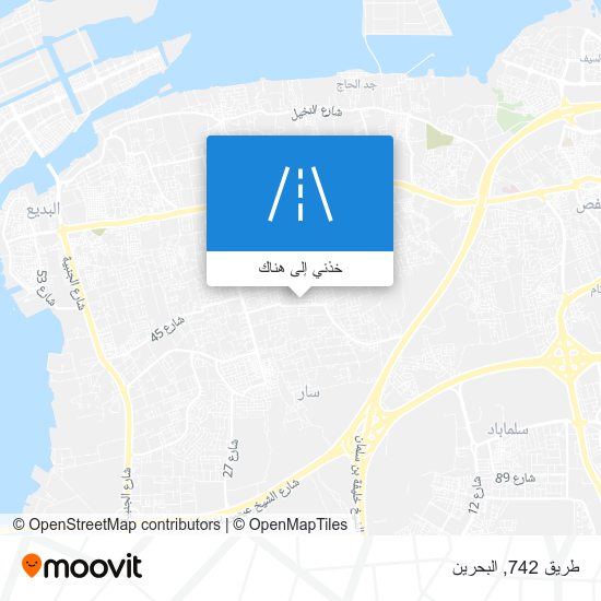 خريطة طريق 742