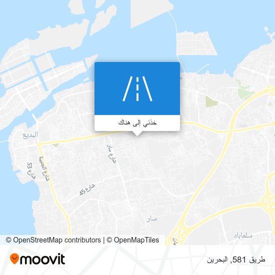 خريطة طريق 581