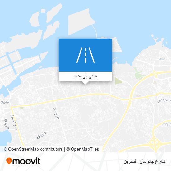 خريطة شارع جانوسان