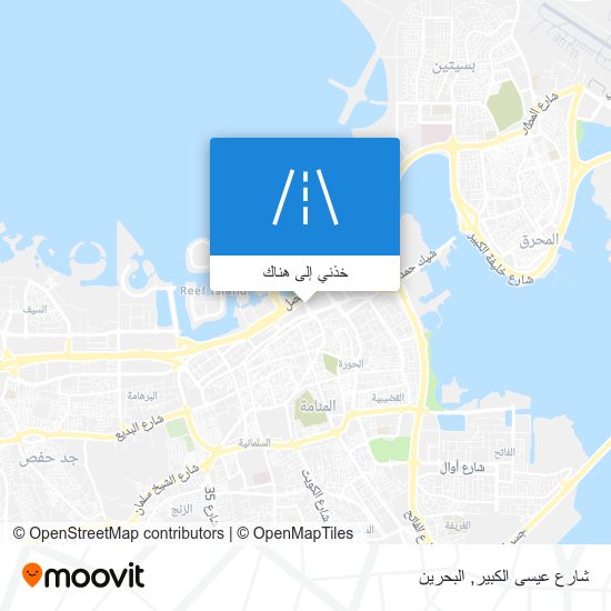 خريطة شارع عيسى الكبير