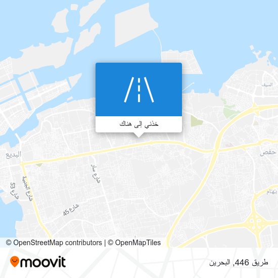 خريطة طريق 446