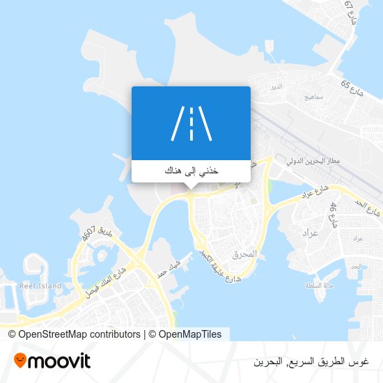 خريطة غوس الطريق السريع