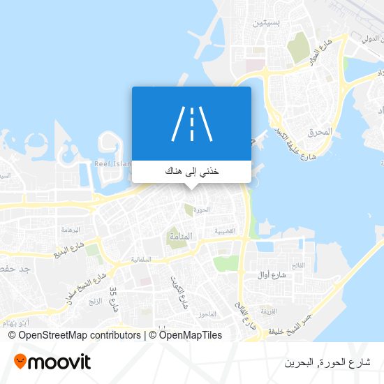 خريطة شارع الحورة