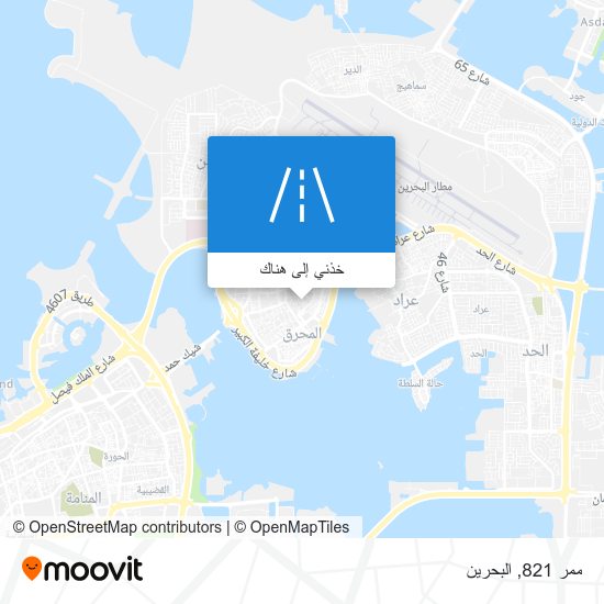 خريطة ممر 821