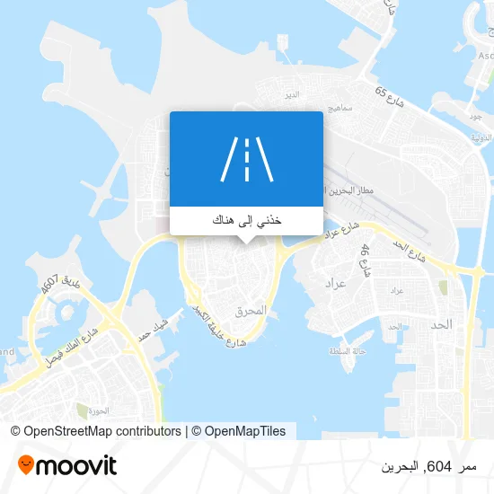 خريطة ممر 604