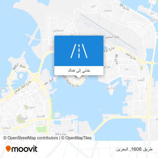 خريطة طريق 1608