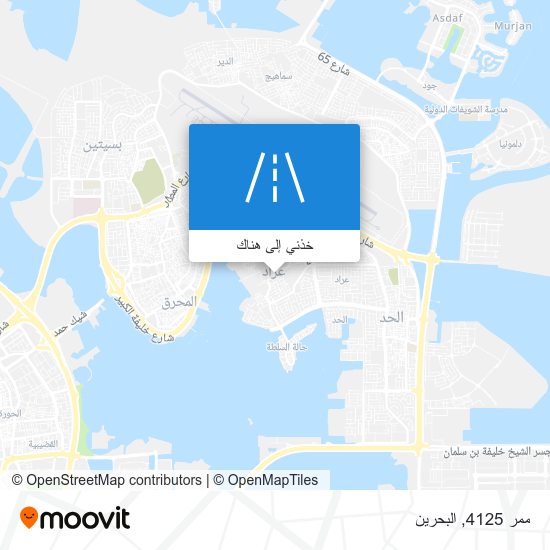 خريطة ممر 4125