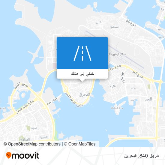 خريطة طريق 840