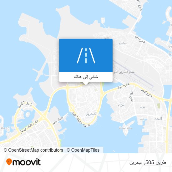 خريطة طريق 505