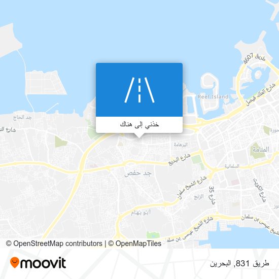 خريطة طريق 831