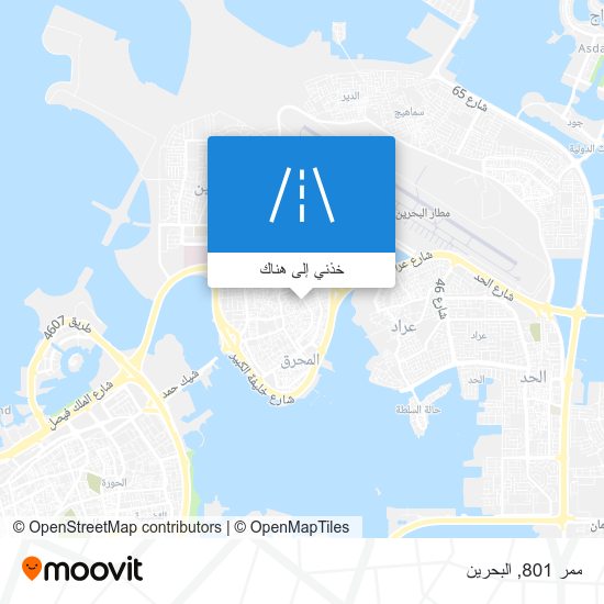 خريطة ممر 801