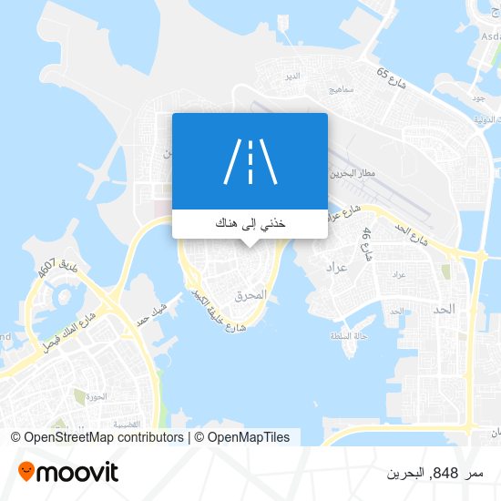 خريطة ممر 848