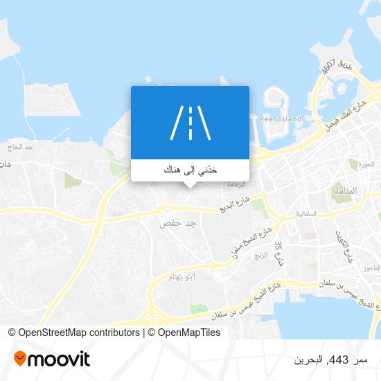 خريطة ممر 443