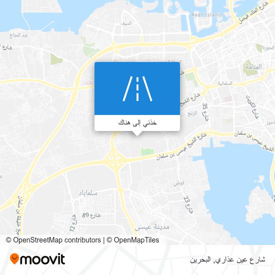 خريطة شارع عين عذاري